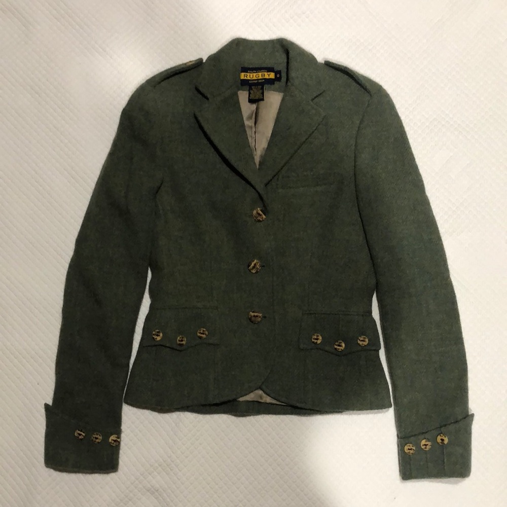 Ralph Lauren Wool Green Jacket
